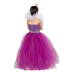 kids Girls Movie Snow White Evil Queen Outfits Cosplay Costume Halloween Carnival Suit