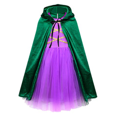 Kids Movie Hocus Pocus Winifred Sanderson Cosplay Costume Outfits Halloween Carnival Suit