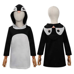 Kids Little Penguin Hoodie Cosplay Costume Outfits Halloween Carnival Suit