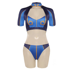 Street Fighter Chun-Li Cosplay Costume Outfits Halloween Carnival Party Disguise Suit 