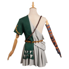 Game The Legend of Zelda: Tears of the Kingdom Link Green Outfits ​Cosplay Costume Halloween Carnival Suit