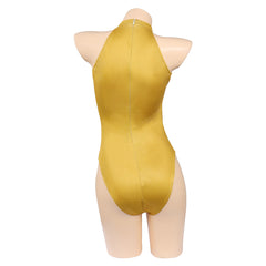 Star Trek: Discovery Season 4 Swimsuit Cosplay Costume Yellow jumpsuit Swimwear Outfits Halloween Carnival Suit-Coshduk