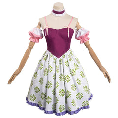 Movie Haunted Mansion 2023 Ghost Sally Slater Outfits Cosplay Costume Halloween Carnival Suit-Coshduk