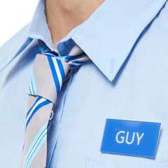 FREE GUY - Guy Cosplay Costume Blue T-Shirt Halloween Carnival Suit