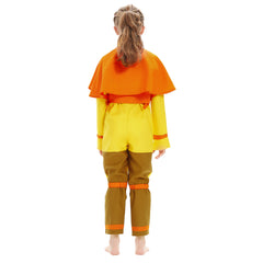 Kids Avatar: The Last Airbender Children Jumpsuit Outfits Avatar Aang Halloween Carnival Suit Cosplay Costume