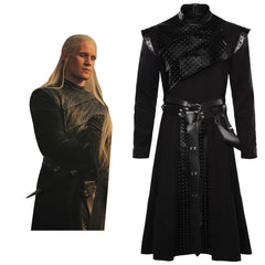 TV House Of The Dragon Daemon Targaryen Cosplay Costume Coat  Outfits Halloween Carnival Suit