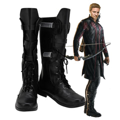 Movie The Avengers Hawkeye Cosplay Shoes Boots Halloween Accessory
