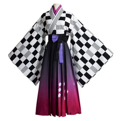 Hololive Tokoyami Towa Cosplay Costume Japanese Kimono Outfits Halloween Carnival Suit