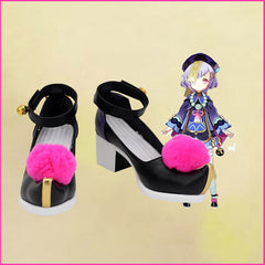 Genshin Impact Qiqi Cosplay Shoes Boots Halloween Costumes Accessory Custom Made