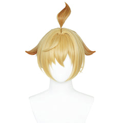 Game Genshin Impact Mika Cosplay Wig Heat Resistant Synthetic Hair Carnival Halloween Party Props