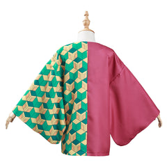 Kids Children Tomioka Giyuu Kimono Coat Cosplay CostumeHallowenn Suit