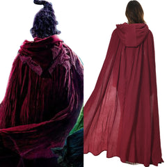 Hocus Pocus 2 Mary Sanderson Hooded Costume Cloak Outfits Halloween Carnival Suit