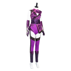 Game Mortal Kombat 11 Mileena Purple Set Cosplay Costume Halloween Carnival Suit