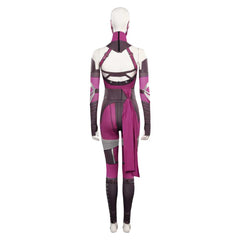 Game Mortal Kombat Milenna ​Purple Jumpsuit Outfits Cosplay Costume Suit