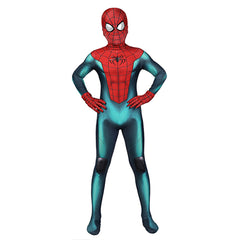 Kid Spider-Man PS5 Miles Morales Cosplay Costume Jumpsuit Outfits Halloween Carnival Suit