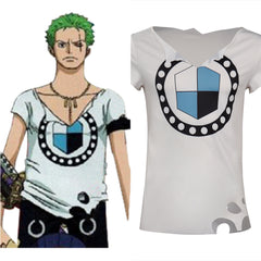 One Piece Movie Red Roronoa Zoro Cosplay Costume T-shirt Men Women Summer Short Sleeve Shirt