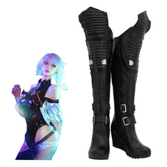 Game Cyberpunk 2077 Boots Cosplay Shoes Halloween Carnival Props