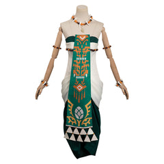 The Legend of Zelda: Tears of the Kingdom Zelda Green Sheath Dress ​Outfits ​Cosplay Costume Halloween Carnival Suit
