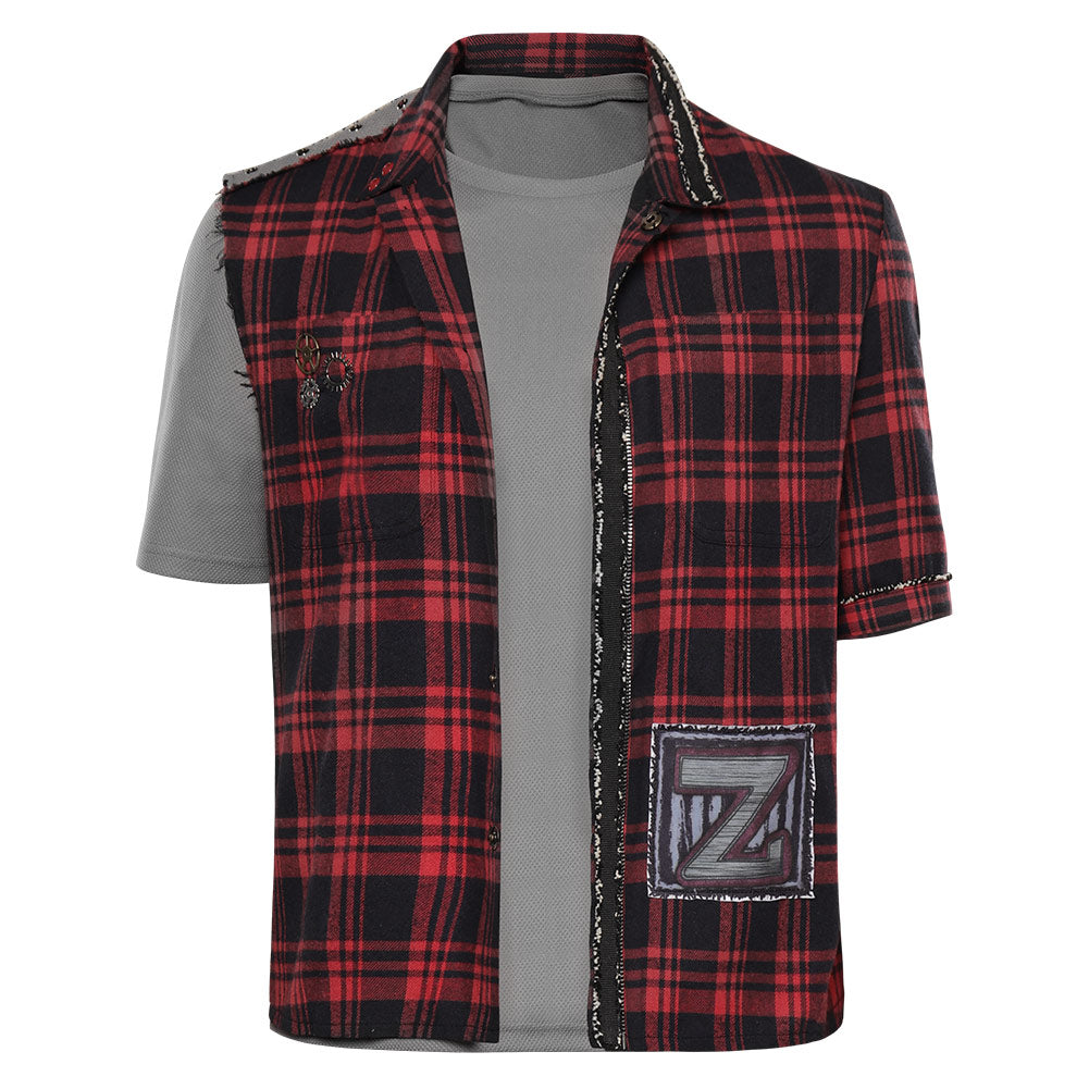 Movie Zombies 3 Zed Cosplay CostumeT-shirt Coat Outfits Halloween Carnival Suit