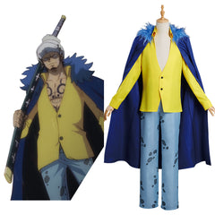 One Piece Trafalgar D. Water Law Cosplay Costume Outfits Halloween Carnival Suit