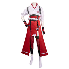 Game Overwatch 2 OW Kiriko Red Set Cosplay Costume Outfits Halloween Carnival Suit