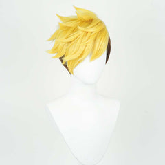 Vash the Stampede Cosplay Wig Heat Resistant Synthetic Hair Carnival Halloween Party Props