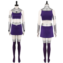 TV Teen Titans Starfire Cosplay Costume Dress Outfits Halloween Carnival Suits