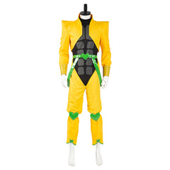 Anime Brando Yellow Top Pants Outfit Set Halloween Carnival Suit Cosplay Costume