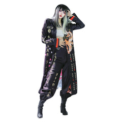 Bosozoku Kimono Cosplay Costume Coat Outfits Halloween Carnival Suit 成功