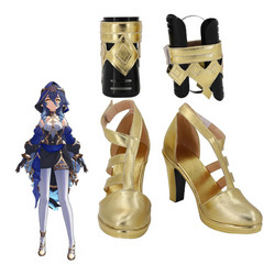 Genshin Impact Layla Cosplay Shoes Boots Halloween Costumes Accessory Custom Made