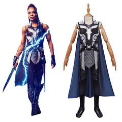 KIds Children Movie Thor: Love and Thunder (2022) Valkyrie Cosplay Costume  Outfits Halloween Carnival Suit