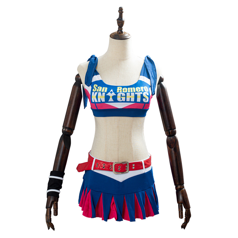 Lollipop Chainsaw Juliet Starling Cosplay Costume Halloween Carnival Suit