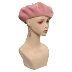 Movie 2023 Barbie Margot Robbie Barbie Cosplay Hat Cap Earings Accessories Halloween Carnival Props