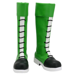 Anime Green Cosplay Shoes Boots Accessory Halloween Props