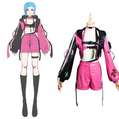 Arcane: League of Legends - Jinx Cosplay Costume Outfits Halloween Carnival Suit