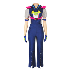 Anime Jodio Joestar Blue Jumpsuit Cosplay Costume Outfits Halloween Carnival Suit