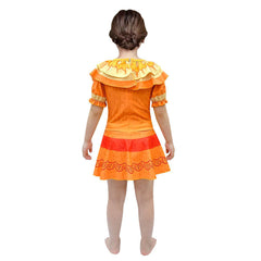 Kids Girls Encanto  Pepa Swimsuit Jumpsuit Outfits Halloween Carnival Suit