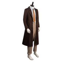 Movie Oppenheimer 2023 J. Robert Oppenheimer Brown Outfits Cosplay Costume Halloween Carnival Suit