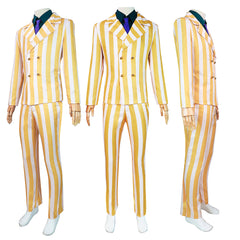 Anime One Piece Borsalino Cosplay Costume Outfits Halloween Carnival Suit