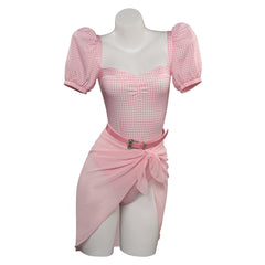 Movie Barbie 2023 Margot Robbie Barbie Sexy Skirt Cosplay Costume Outfits Halloween Carnival Suit