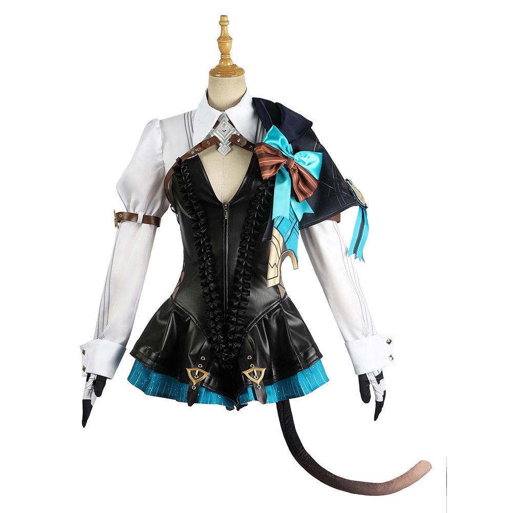Game Genshin Impact Lynette Outfits Cosplay Costume Suit