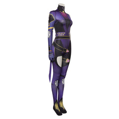 Game Valorant Reyna Cosplay Costume Jumpsuit Outfits Halloween Carnival Suit