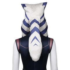 TV Ahsoka 2023 Ahsoka Tano Blue Dress Outfit Halloween Carnival Suit Cosplay Costume