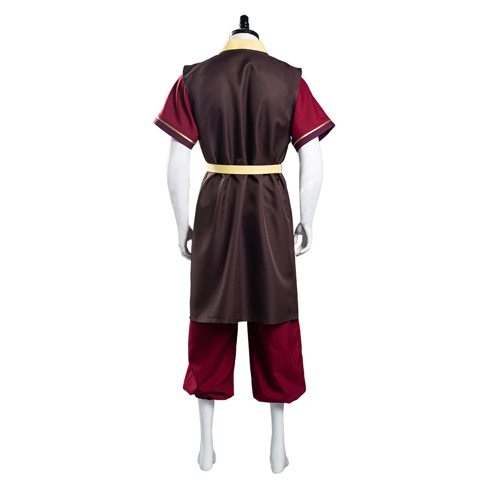 Anime Avatar: The Last Airbender Pants Vest Outfit Zuko Halloween Carn –  Coshduk