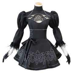 NieR:Automata - 2B Cosplay Costume Dress  Outfits Halloween Carnival Suit