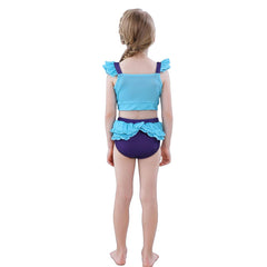 Kids Girls The Little Mermaid Ariel Cosplay Costume Swimsuit Outfits Halloween Carnival Party Suit