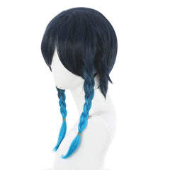Game Genshin Impact Heat Resistant Synthetic Hair Venti Carnival Halloween Party Props Cosplay Wig