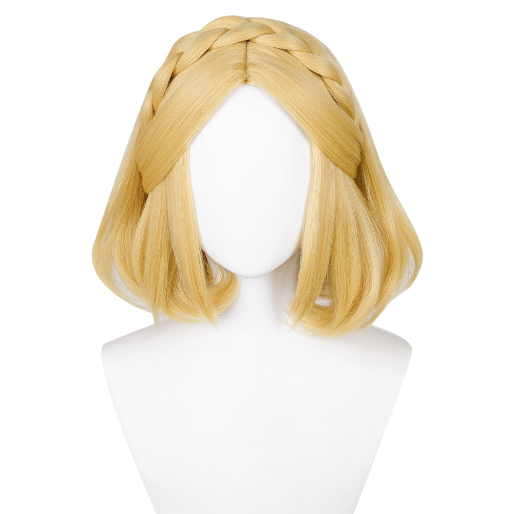 Game The Legend of Zelda Princess Zelda Cosplay Wig Heat Resistant Synthetic Hair Halloween Carnival Props