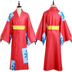 Anime One Piece Kimono Outfit Wano Country Monkey D. Luffy Halloween Carnival Suit Cosplay Costume