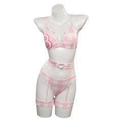 Movie Barbie 2023 Margot Robbie Barbie Sexy ​Lingerie Outfits ​Cosplay Costume Halloween Carnival Suit